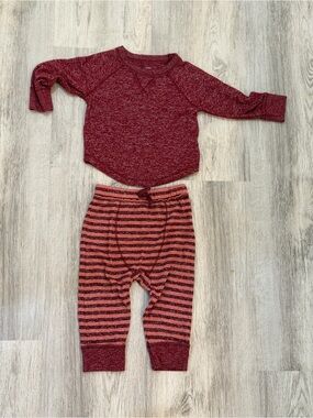 Kids Marled Red Two-Piece Matching Set Cat & Jack